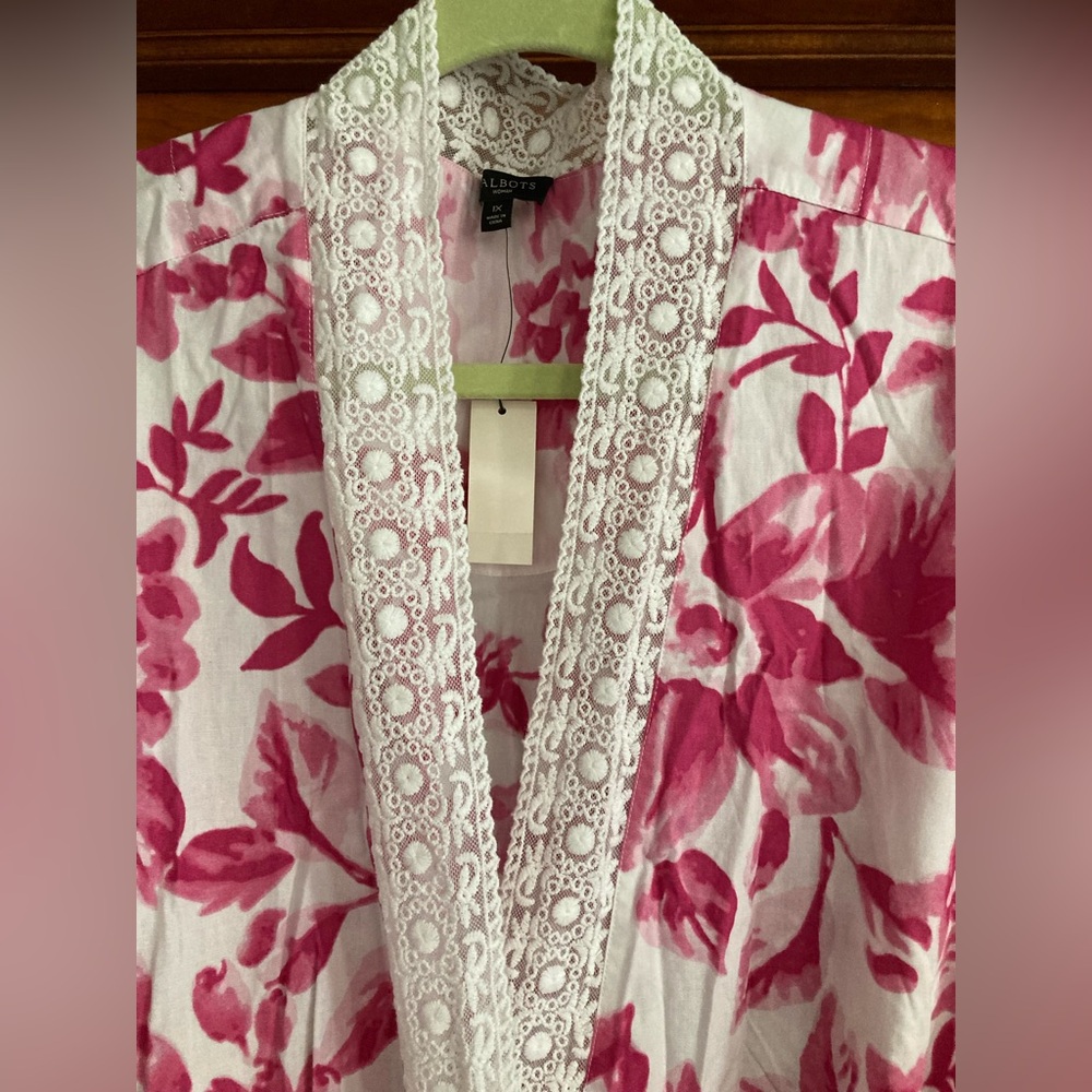 Talbots Plus Size Robe - Picture 5 of 8